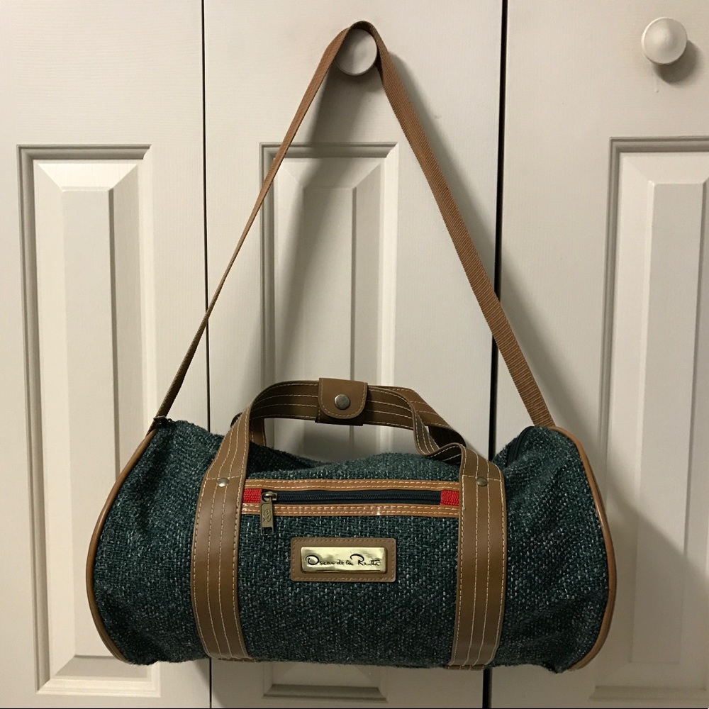 Oscar le da Renta vintage travel bag
